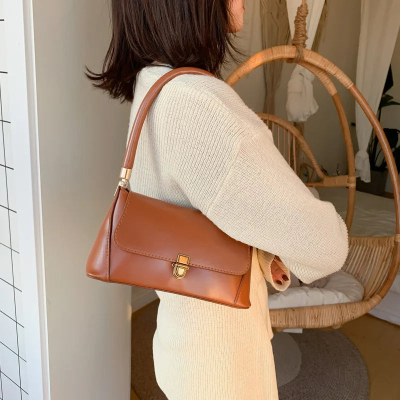 Damen Retro Handtasche PU Leder