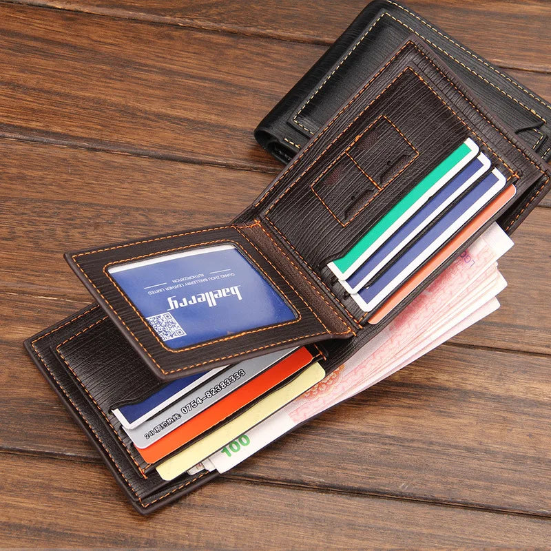 New Short Leather Brand Wallet