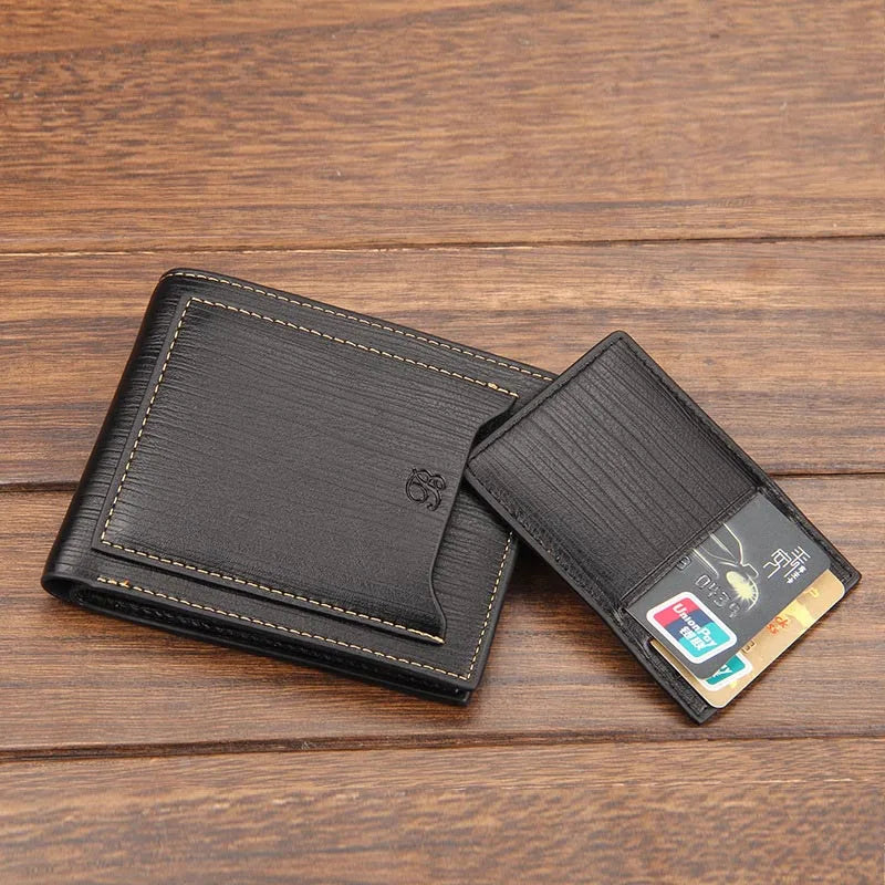 New Short Leather Brand Wallet