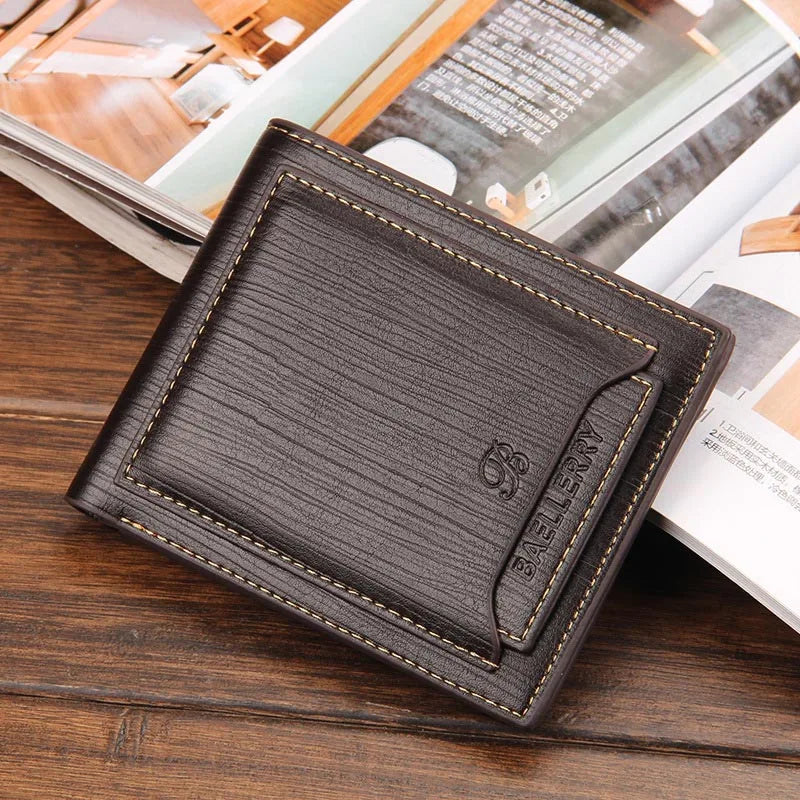 New Short Leather Brand Wallet