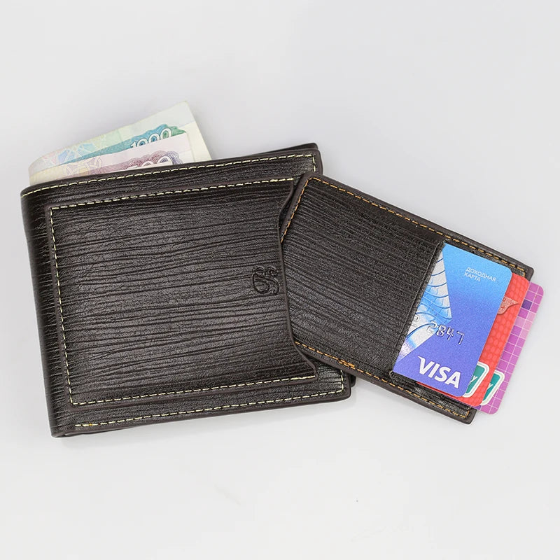 New Short Leather Brand Wallet