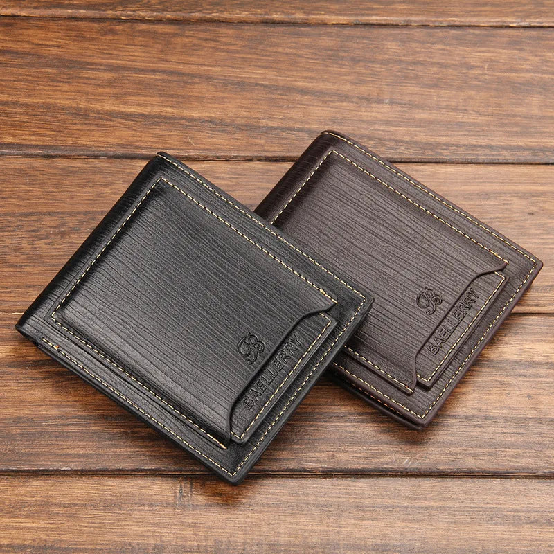 New Short Leather Brand Wallet