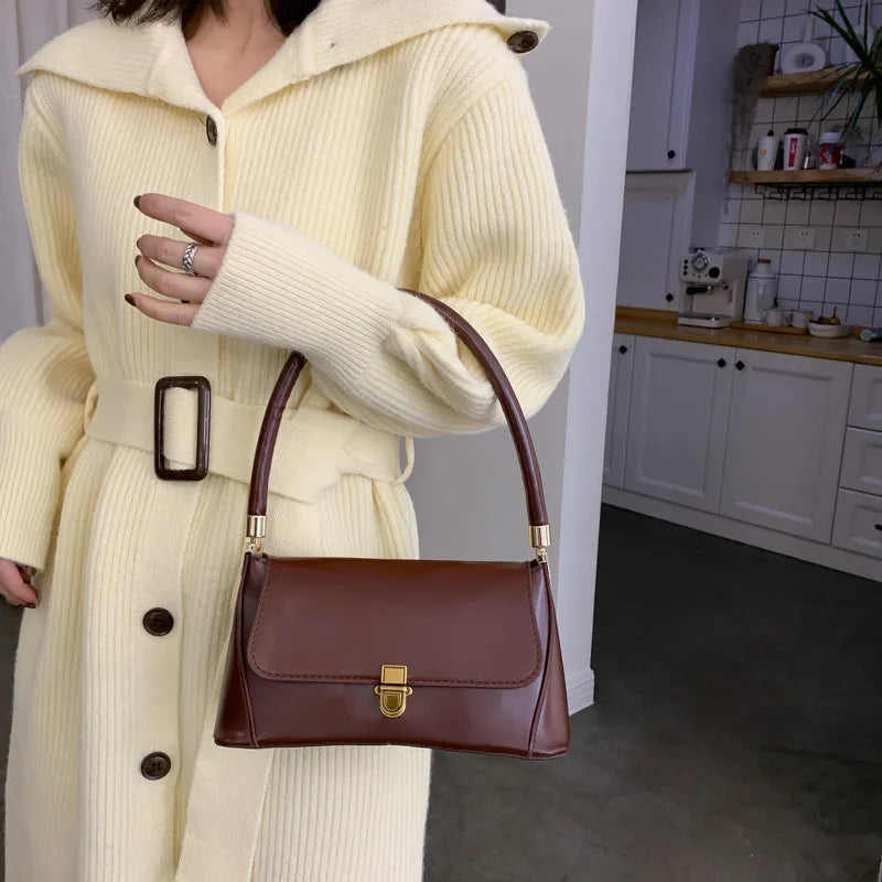 Damen Retro Handtasche PU Leder