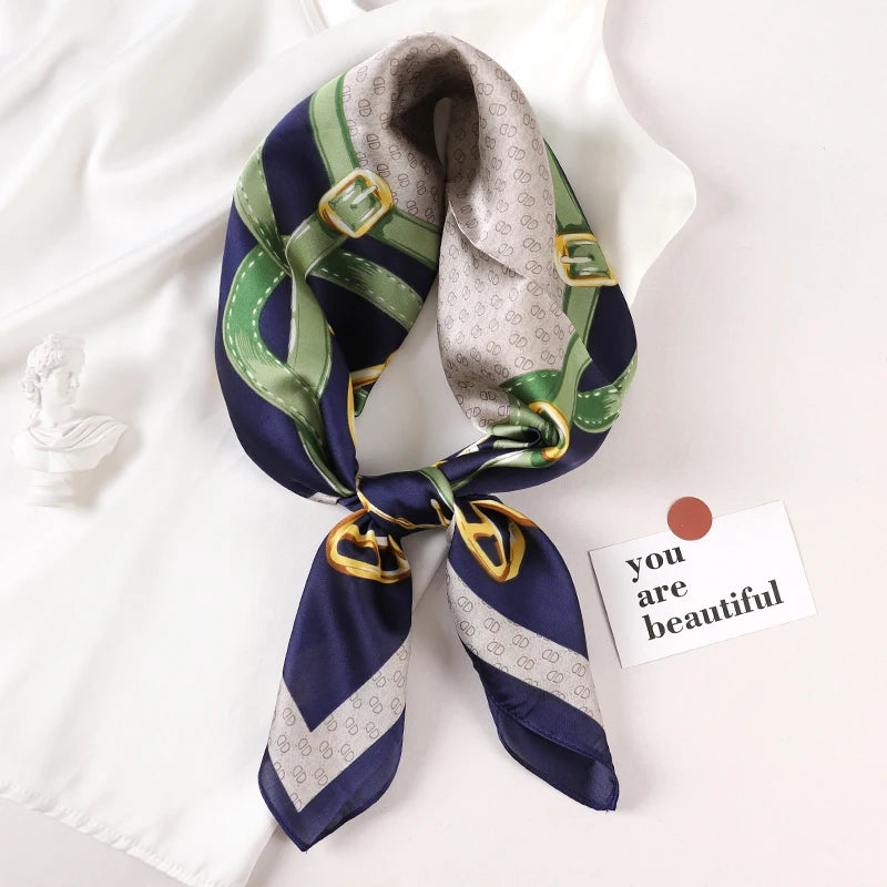 2025 New Spring Square Neck Scarf