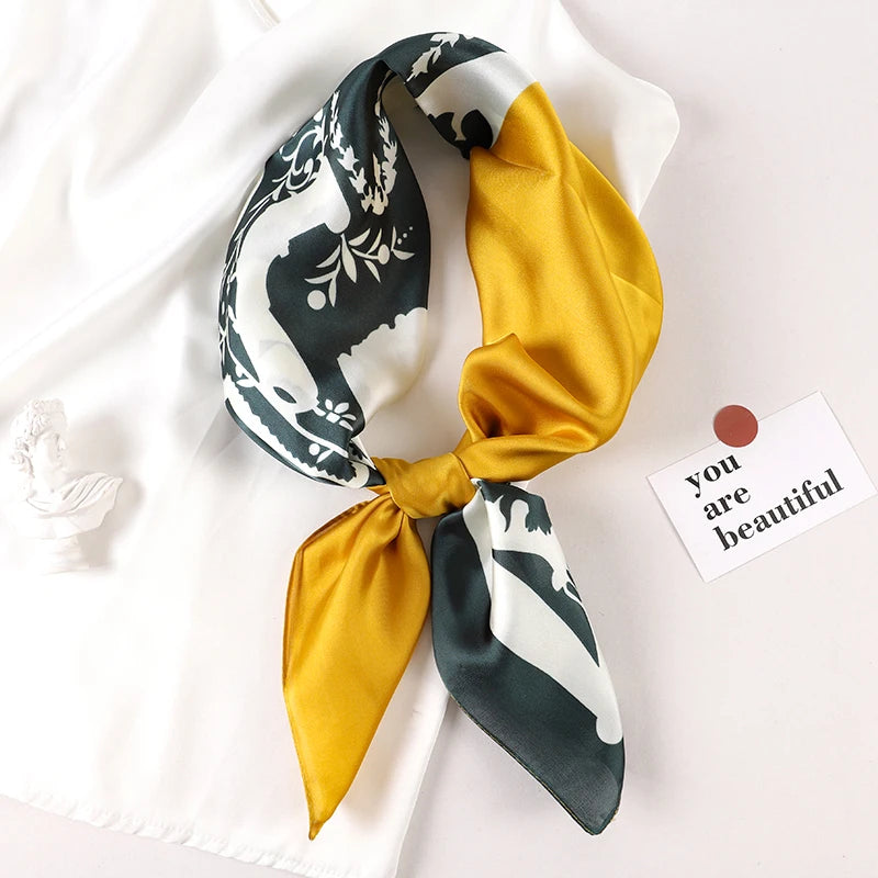 2025 New Spring Square Neck Scarf
