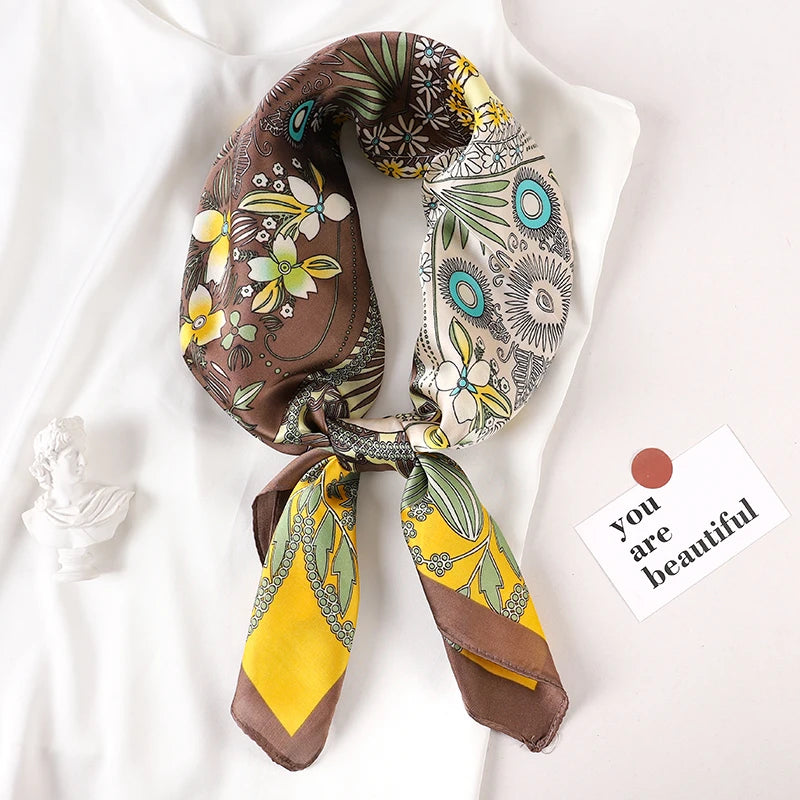 2025 New Spring Square Neck Scarf