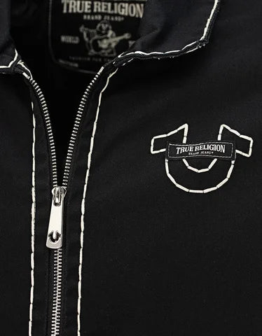 New Retro Y2k Denim Leather Jacket