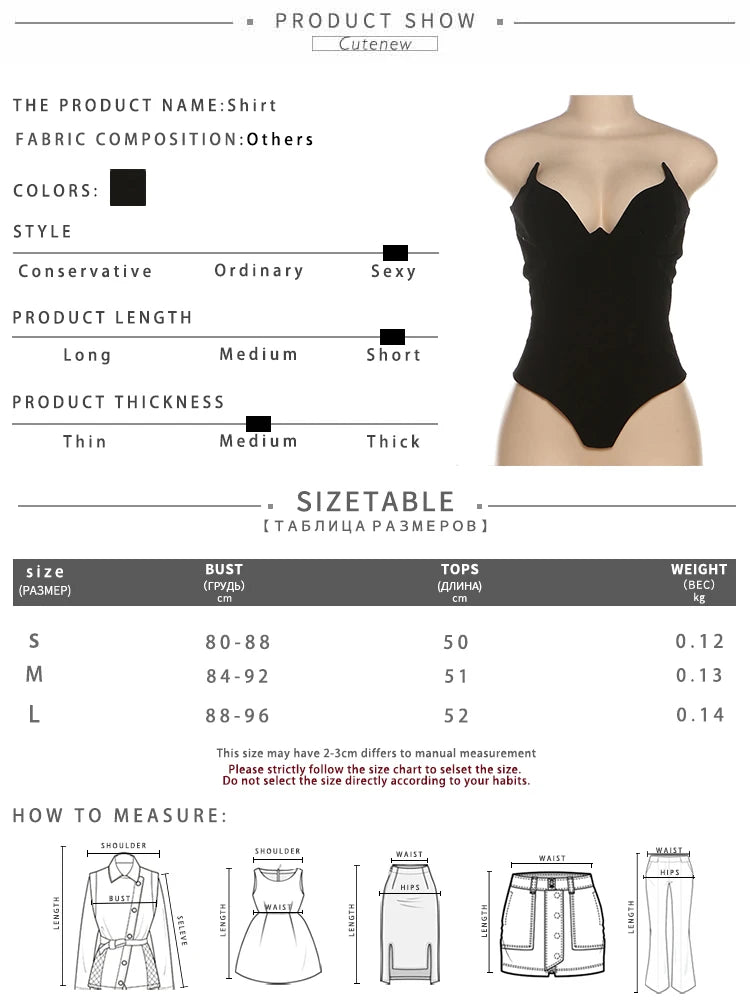 Simple Strapless Chic Shape Low Neck Skinny Tank Tops