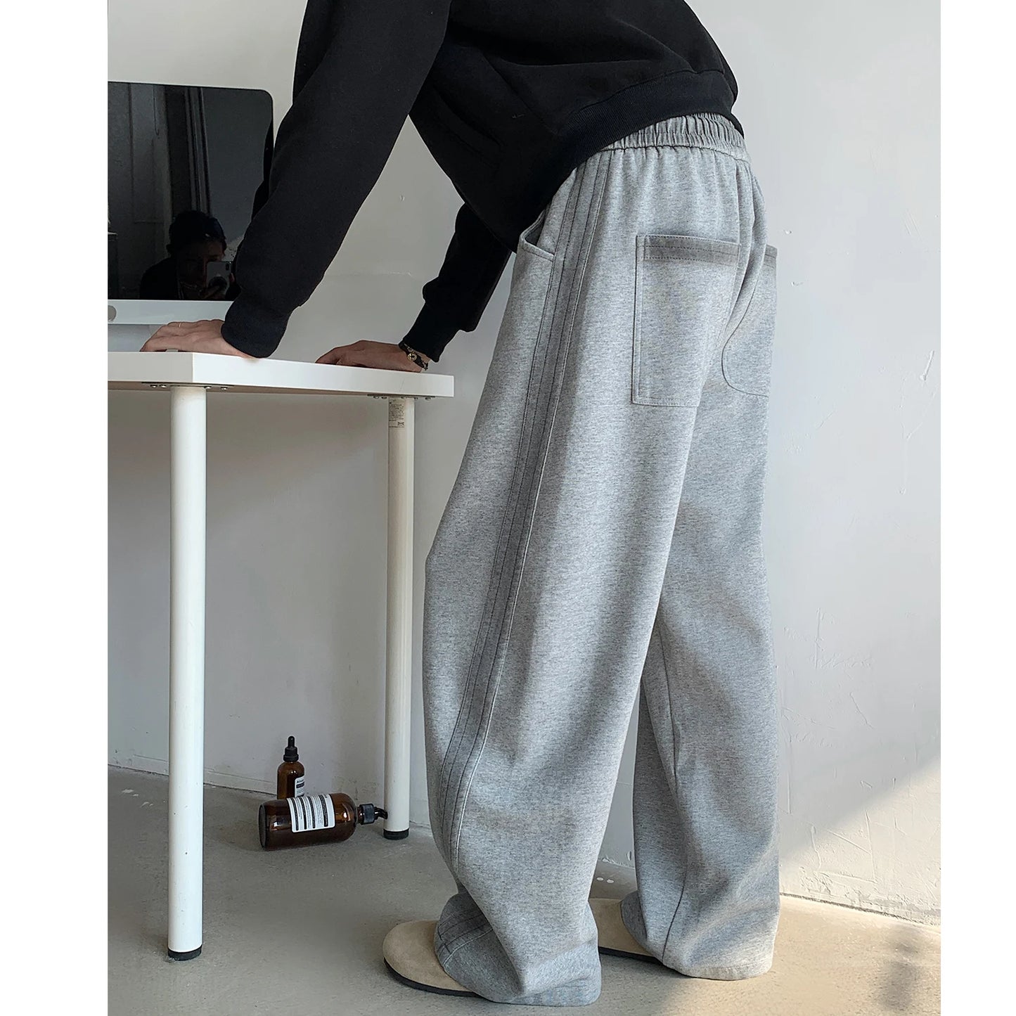 New Men's Tie-dye Fleece Casual Pants