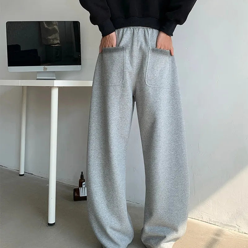 New Men's Tie-dye Fleece Casual Pants