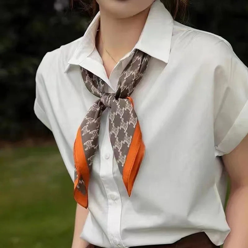 2025 Luxury Silk Shawl Square Scarf