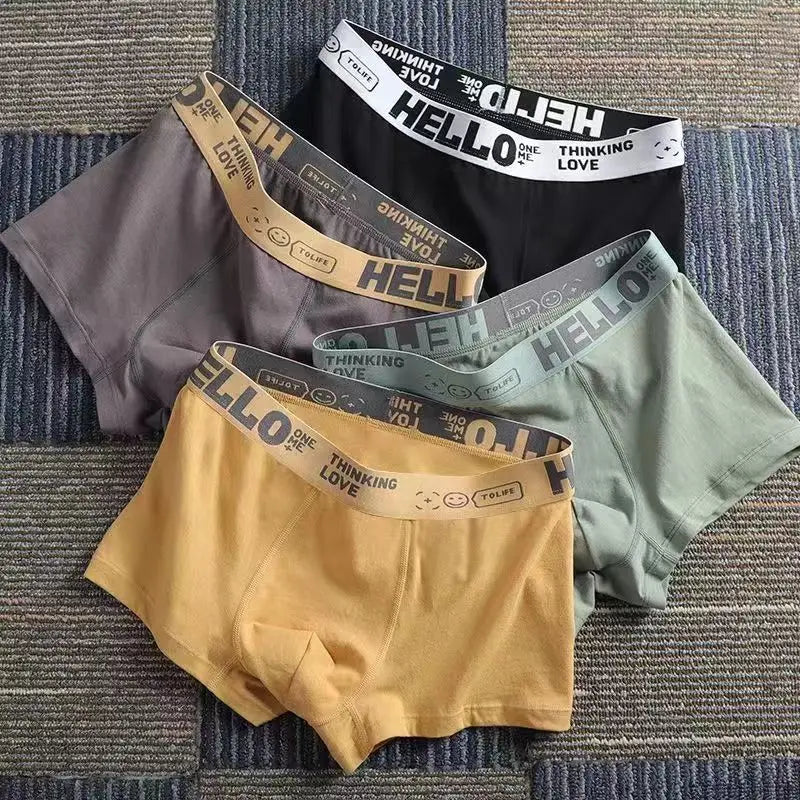 Neue sexy Baumwoll-Boxershorts für Herren