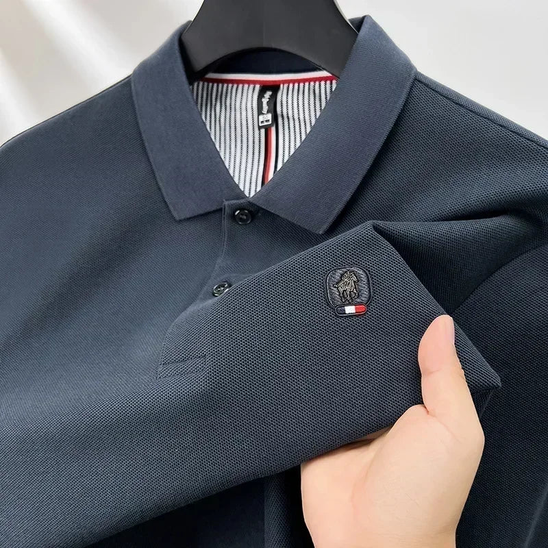 polo shirt men's long sleeved men's base shirt