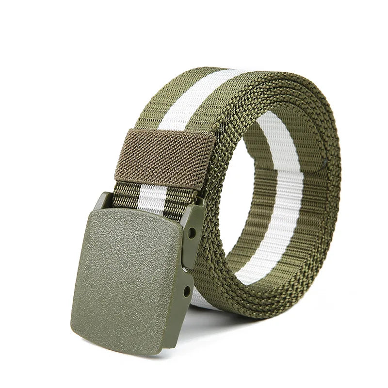 Men's Automatic Buckle Nylon Belt