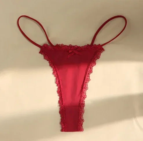 Neue dünne sexy Spitzen-Thongs atmungsaktive Damen-Unterwäsche
