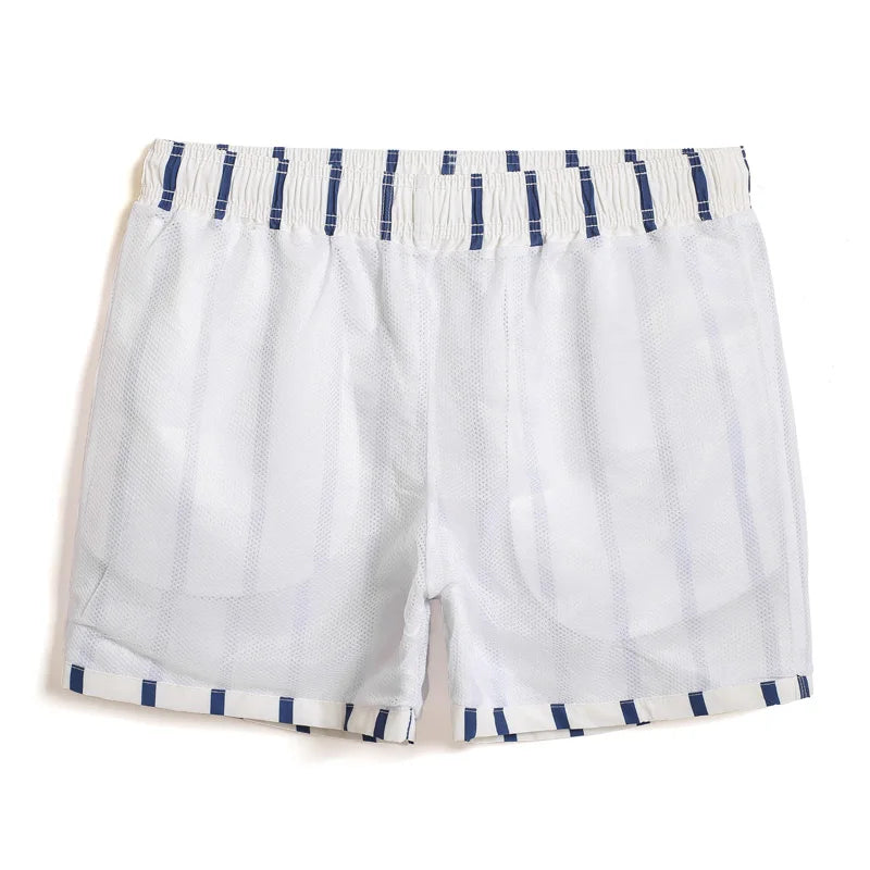 New Style Men Stripe Quick Drying Baggy Summer Shorts
