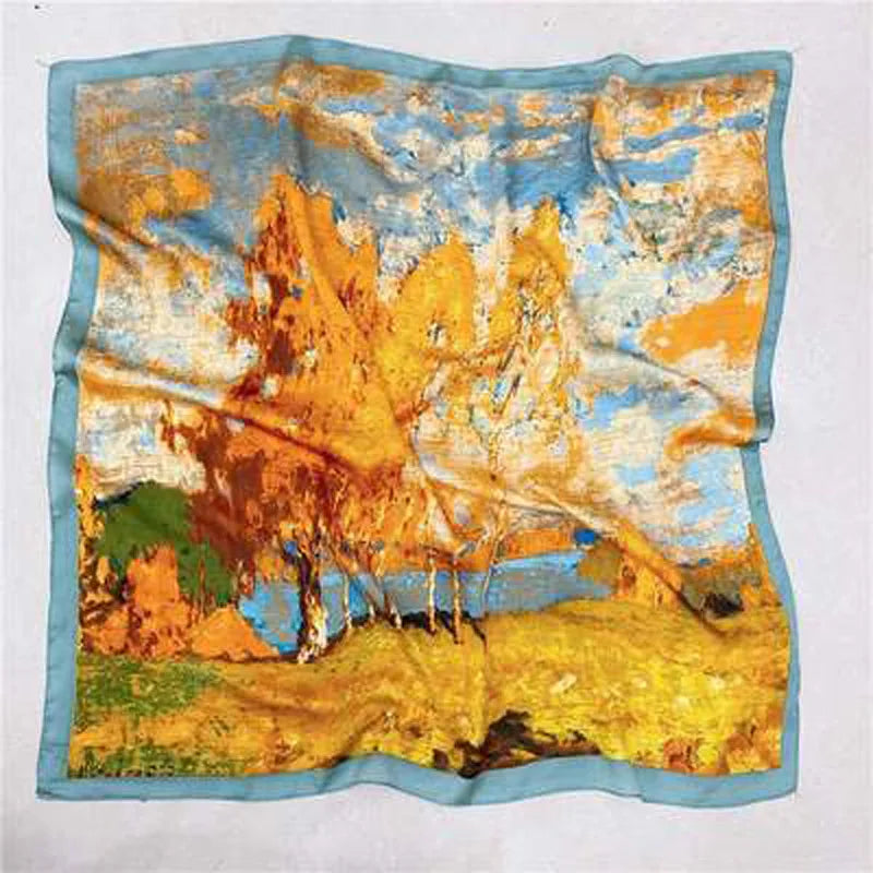 2025 Luxury Silk Shawl Square Scarf