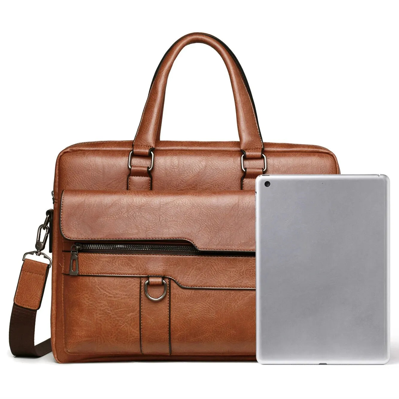 Hochwertige Business-Schulter-Messenger-Taschen aus PU-Leder