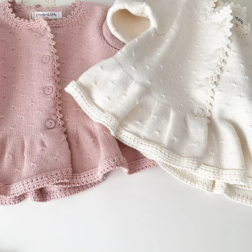 Toddlers Girls Knitted Cardigan Coats