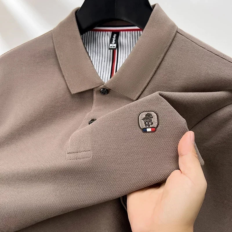 polo shirt men's long sleeved men's base shirt