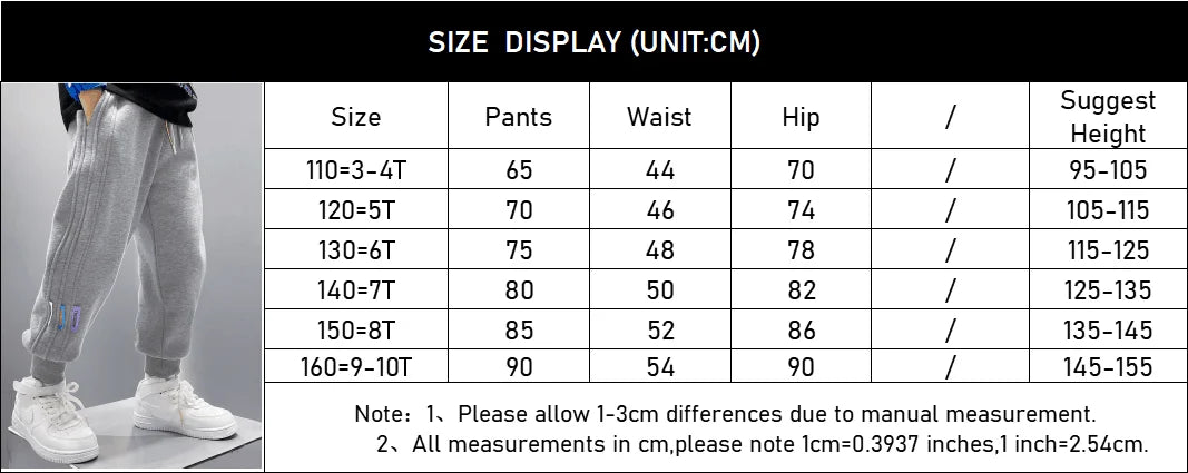 Autumn Casual Boys Loose Striped Pattern Long Style Trousers