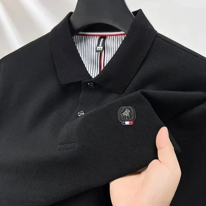 polo shirt men's long sleeved men's base shirt