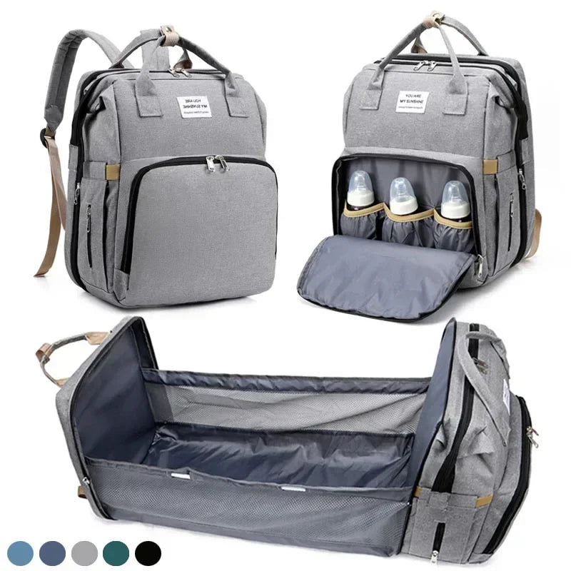 Baby Large Capacity Nappy Milk Bottle Backpacks