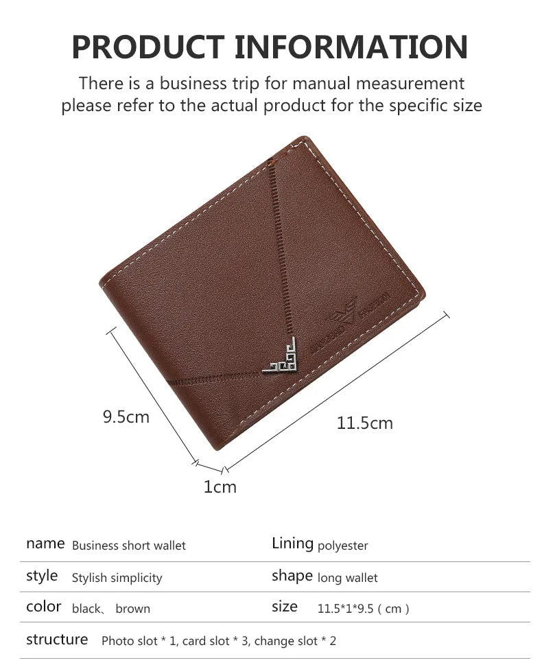 Men's Slim Money Clip Wallet