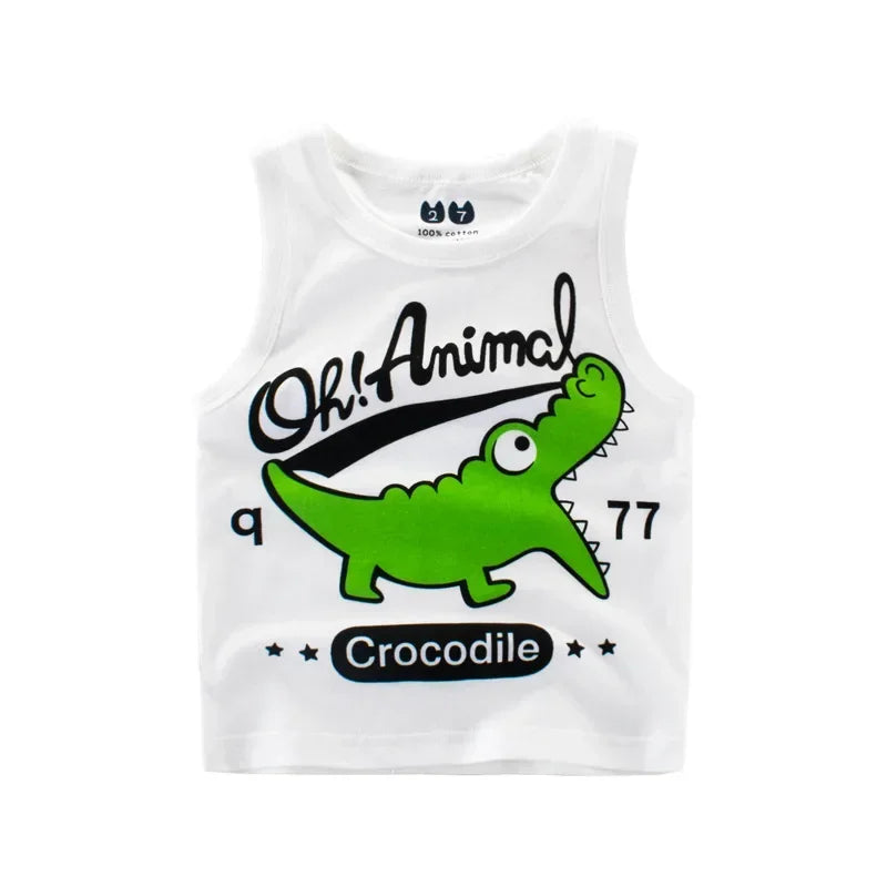 Summer Boy Cotton Sports Vest