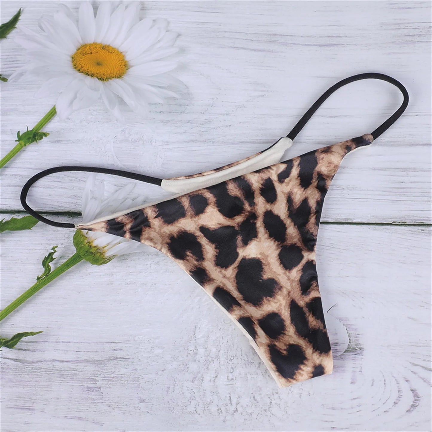Women's Floral Print Sexy G-String Comfort Low-Rise Panties