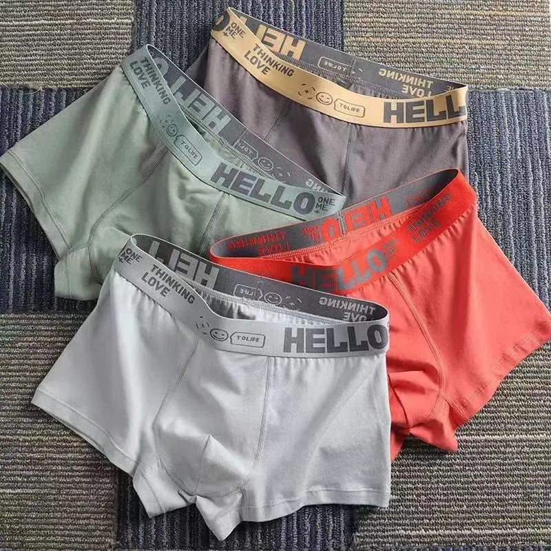 Neue sexy Baumwoll-Boxershorts für Herren
