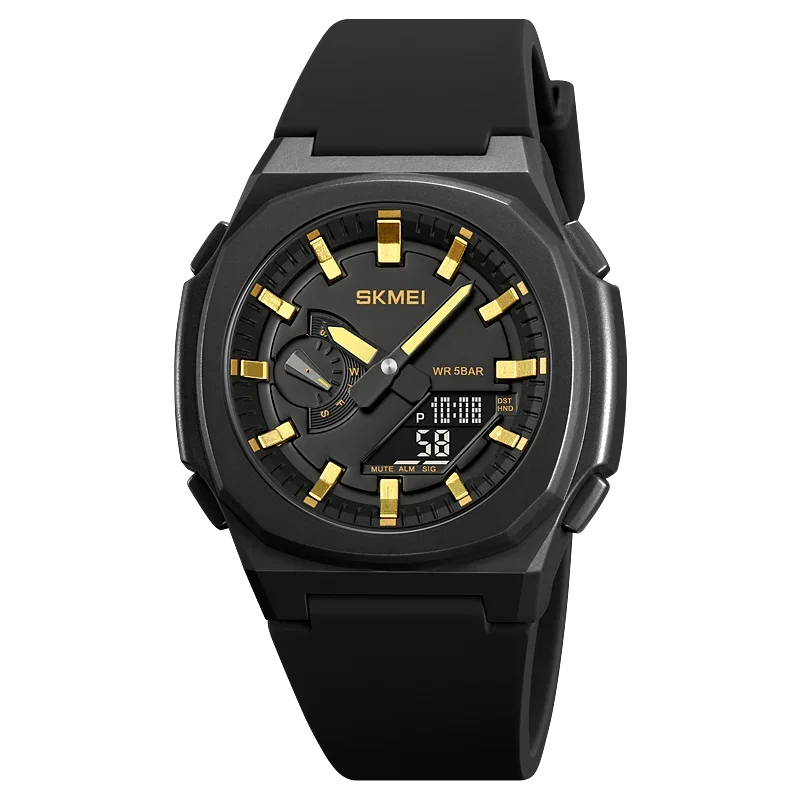 Men Waterproof Military Countdown Chrono Digital Wristwatch