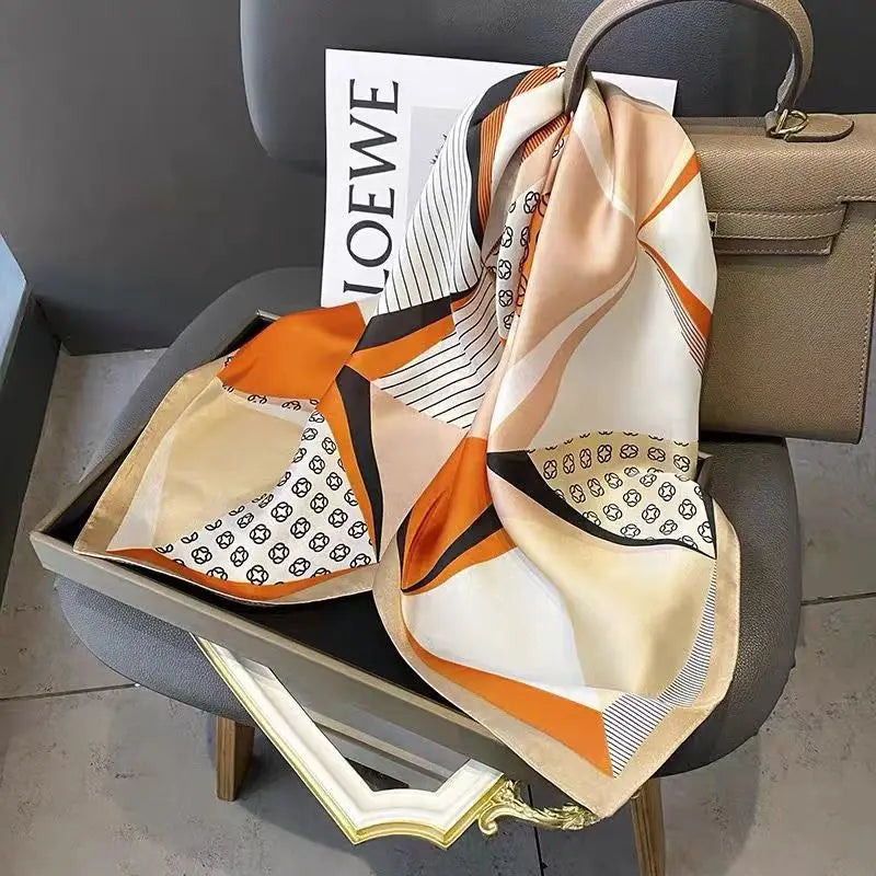 2025 Luxury Silk Shawl Square Scarf