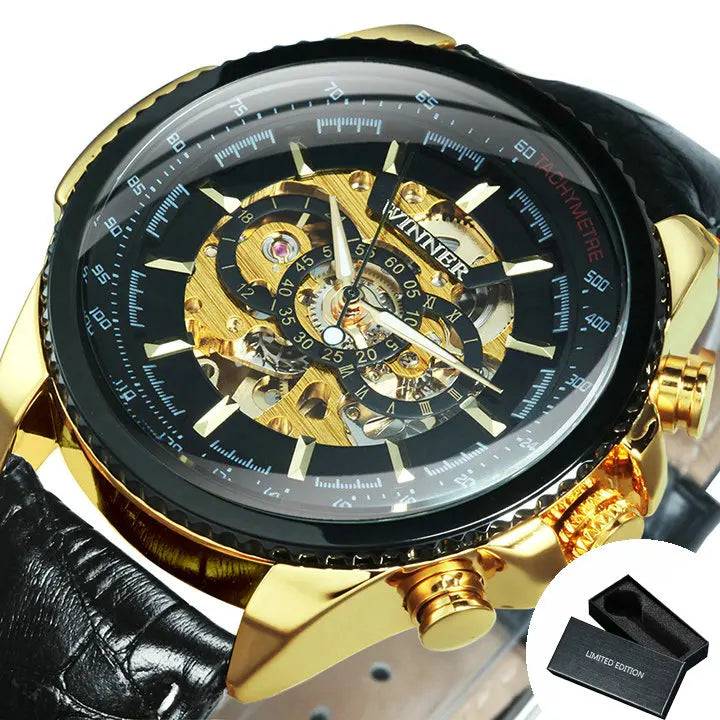 New Military Skeleton Automatic Watch