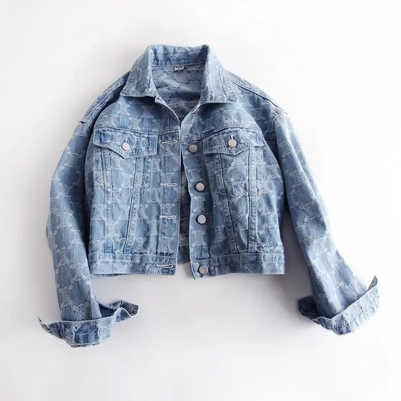 New Spring Autumn Short Denim Jacket