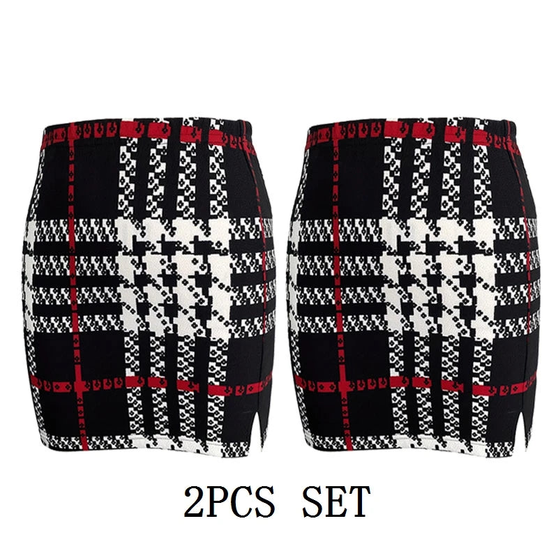 Lady Hip Elegant High Waist Lady Short Skirt