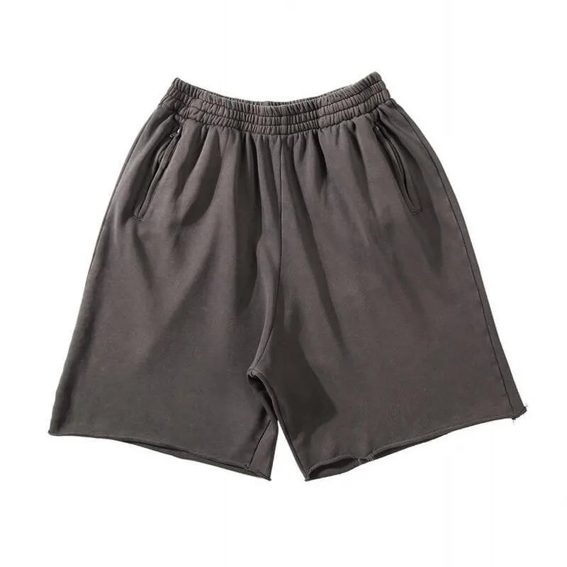 Summer Outdoor Surfing Training Cotton Sport Grey Shorts