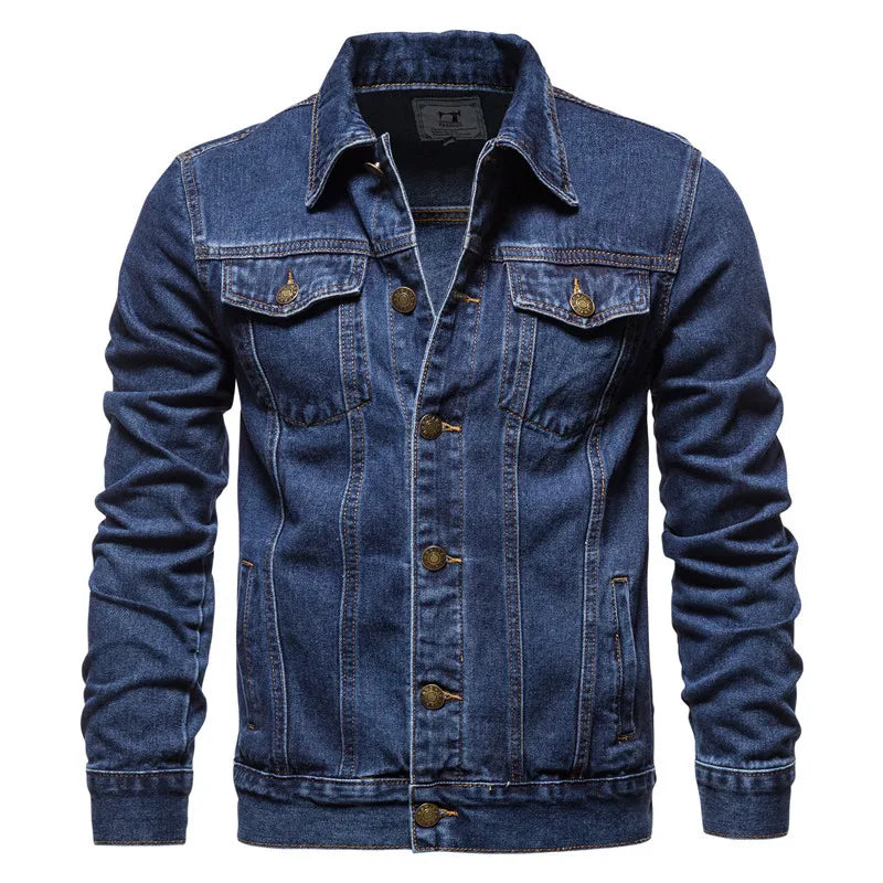New Spring Autumn Cotton Jeans Jacket