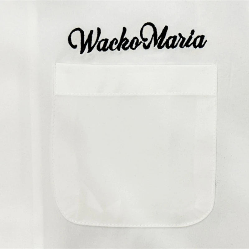Autumn WACKO MARIA Embroidery Logo Long Sleeve Shirt