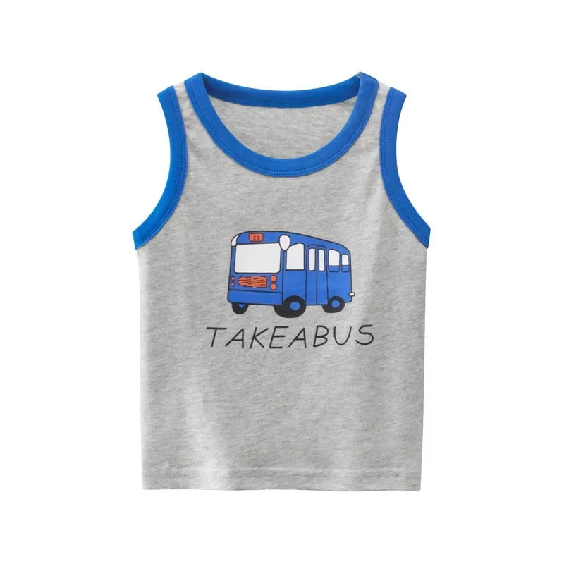 Summer Boy Cotton Sports Vest