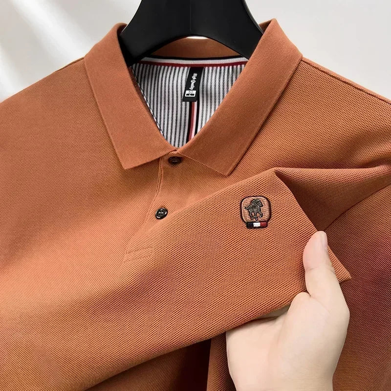 polo shirt men's long sleeved men's base shirt