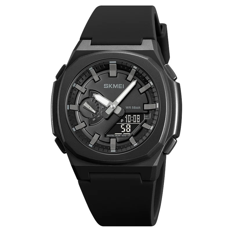 Men Waterproof Military Countdown Chrono Digital Wristwatch