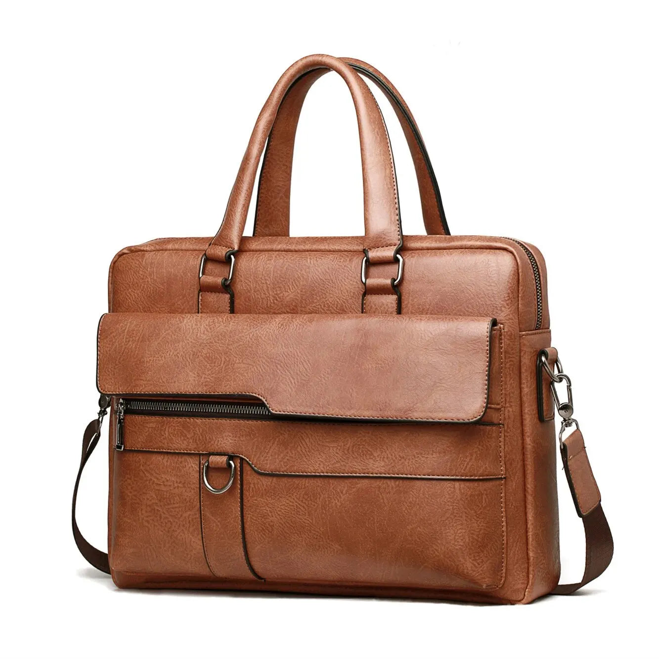 Hochwertige Business-Schulter-Messenger-Taschen aus PU-Leder