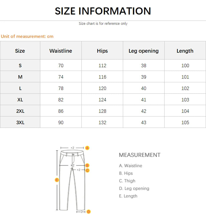 New Men's Baggy Straight Fashion Vintage Blue Denim Pants