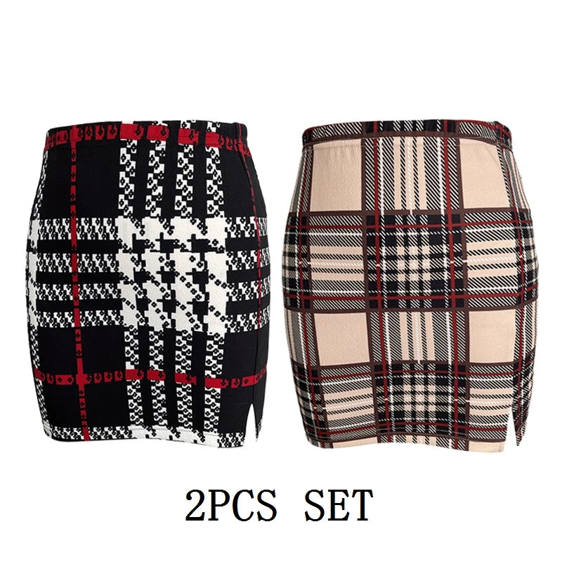 Lady Hip Elegant High Waist Lady Short Skirt