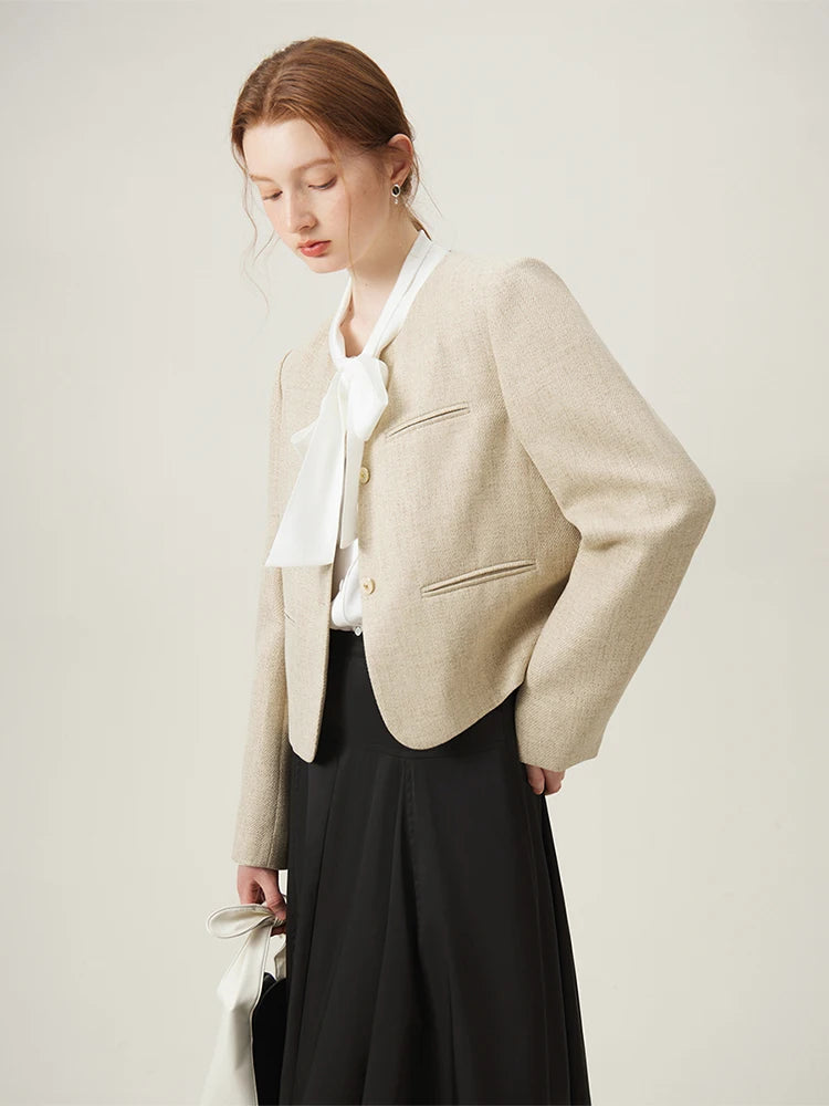 Korean Versatile Elegant Style Short Jacket