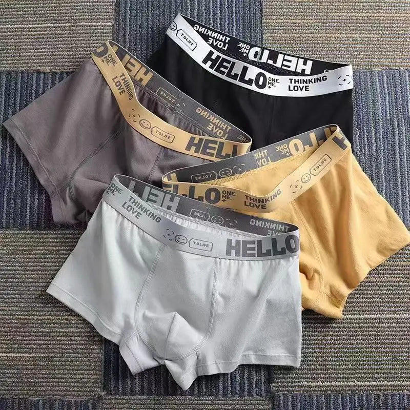 Neue sexy Baumwoll-Boxershorts für Herren