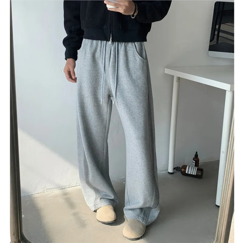New Men's Tie-dye Fleece Casual Pants