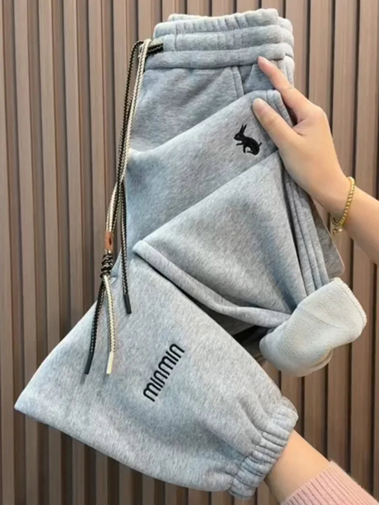 Autumn Winter Korean Loose Casual High-Waisted Harem Pants