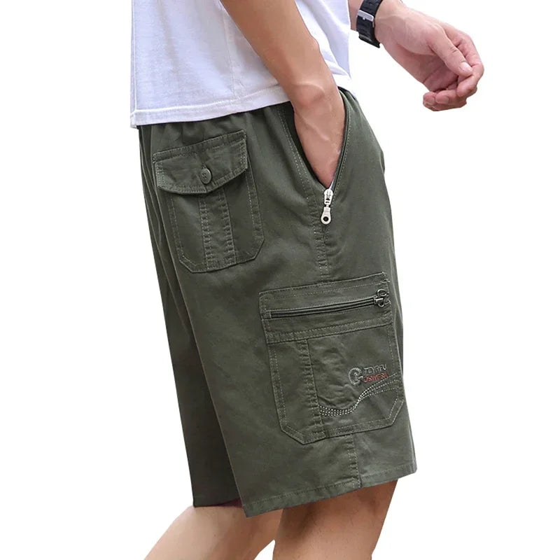 Sommer Baumwolle Multi-Pocket Tactical Casual Shorts Hose